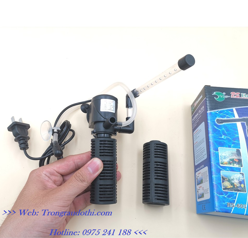Máy lọc nước bể cá cảnh RS-602